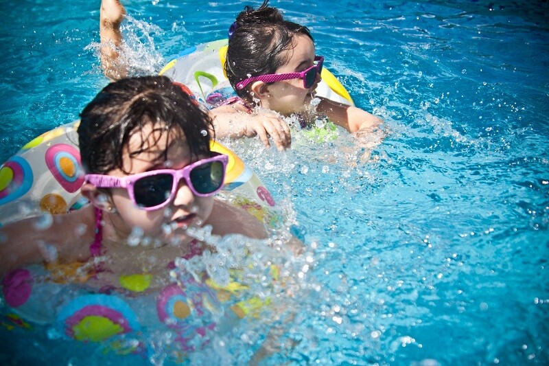 children swimming special needs