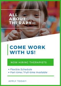 Look for pediatric occupational therapists