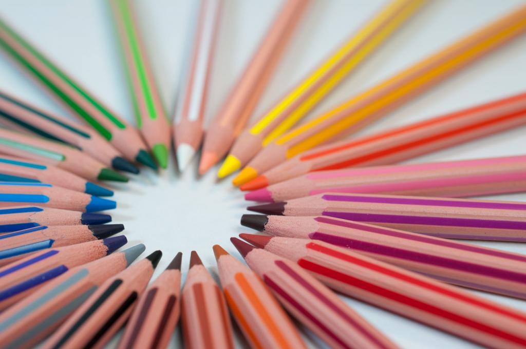back to school colored pencils