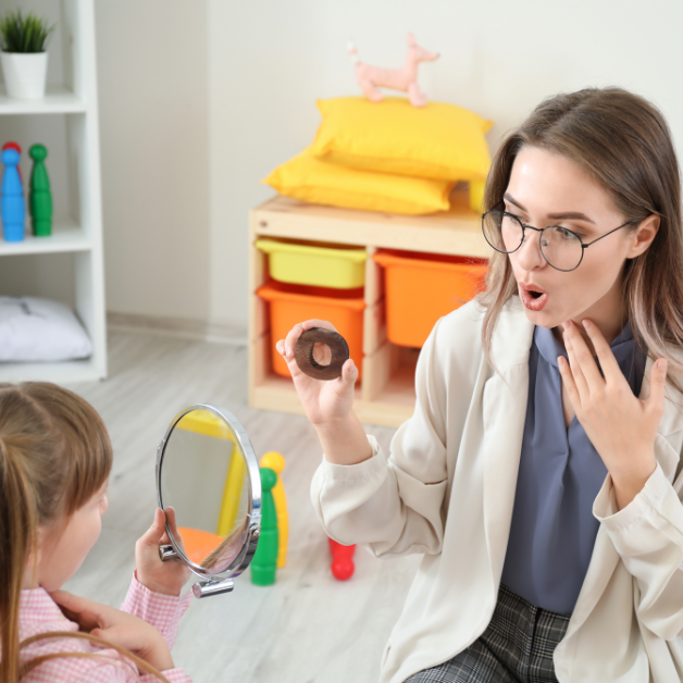 All About Therapy in Raleigh helps children improve how they form and pronounce sounds so they can speak clearly and confidently. Therapy focuses on building strong motor patterns for speech through fun, engaging activities.