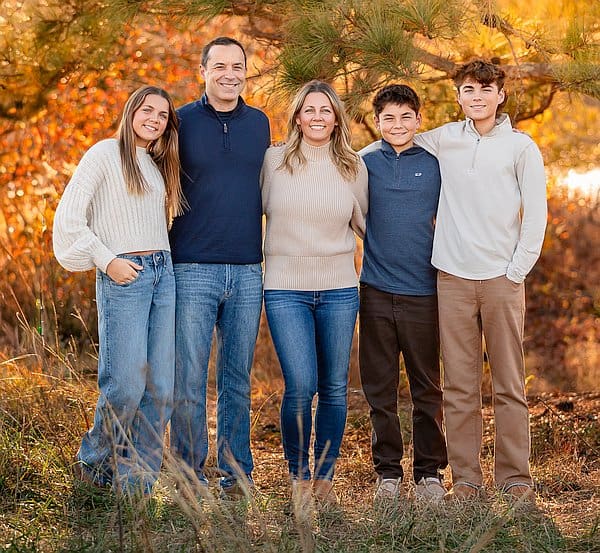 All About Therapy Founder Camilla Glover and her family